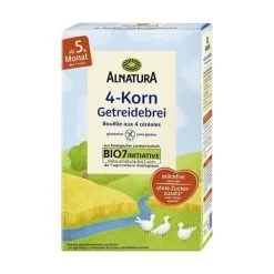 Alnatura Bio 4-Korn Getreidebrei Ab Dem 5.Monat 250G