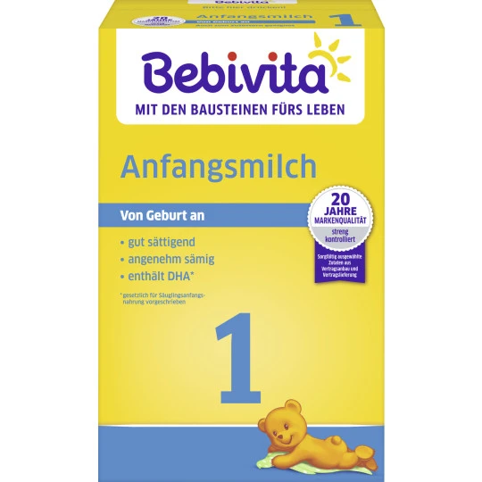 Bebivita Anfangsmilch 1 Von Geburt An 500G 3 Bebivita Anfangsmilch 1 Von Geburt An 500G