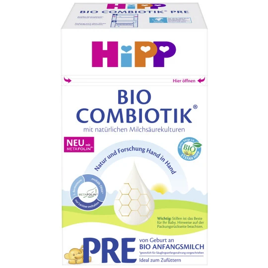 Hipp Bio Combiotik Pre Von Geburt An 600G 3 Hipp Bio Combiotik Pre Von Geburt An 600G