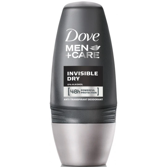 DOVE Men + Care Deodorant Roll-On Invisible Dry 50 Ml 3 DOVE Men + Care Deodorant Roll-On Invisible Dry 50 Ml