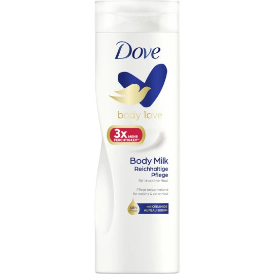 DOVE Body Love Reichhaltige Pflege Body Milk 400ML 3 DOVE Body Love Reichhaltige Pflege Body Milk 400ML
