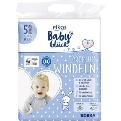 Elkos Baby Glück Premium Windeln 5 Junior 11-16KG 36ST