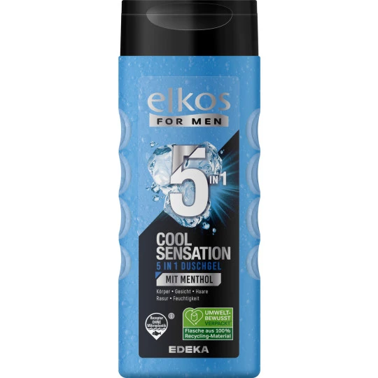 Elkos MEN Duschgel 5in1 Cool Sensation 300ML 3 Elkos MEN Duschgel 5in1 Cool Sensation 300ML