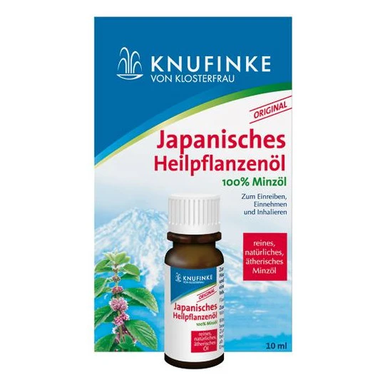 Klosterfrau Japanisches Heilpflanzenöl 100% Minze 10ML 3 Klosterfrau Japanisches Heilpflanzenöl 100% Minze 10ML