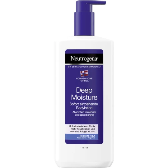 Neutrogena Deep Moisture Sofort Einziehende Bodylotion 400ML 3 Neutrogena Deep Moisture Sofort Einziehende Bodylotion 400ML