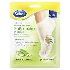 Scholl Expert Care Intensiv Pflegende Fussmaske In Socken Aloe Vera 2ST
