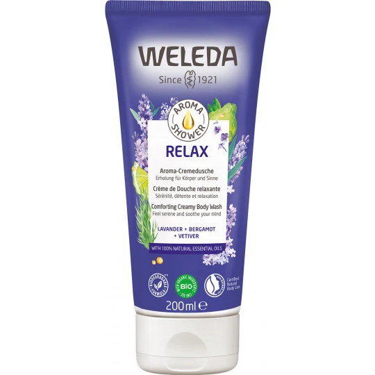 Weleda Aroma-Cremedusche Relax 200ML 3 Weleda Aroma-Cremedusche Relax 200ML